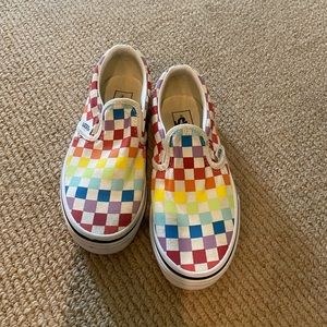 Rainbow vans kids US 13